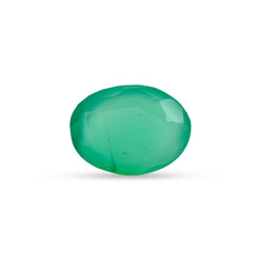 5.95 Carat Green Onyx (Chalcedony Stone) - Natural & Lab-Certified  05/08 - 13