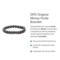 Pyrite Bracelet & Ring with Recharging Plate
