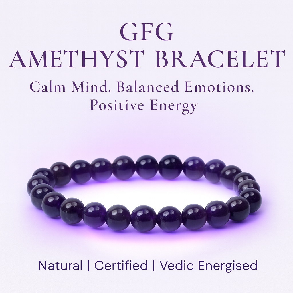 Amethyst Bracelet for Stress & Anxiety 8 mm