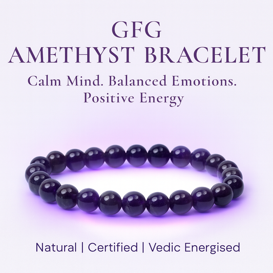 Amethyst Bracelet for Stress & Anxiety 8 mm