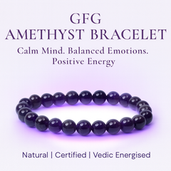 Amethyst Bracelet for Stress & Anxiety 8 mm