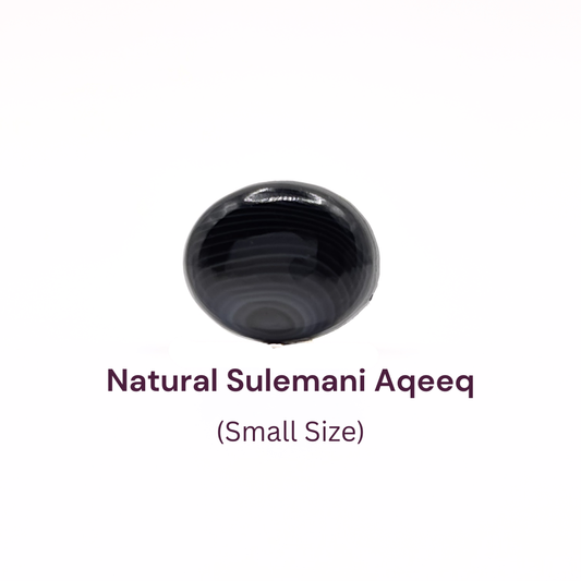 Natural Sulemani Aqeeq Stone for Nazar Protection & Spiritual Strength