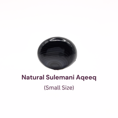 Natural Sulemani Aqeeq Stone for Nazar Protection & Spiritual Strength
