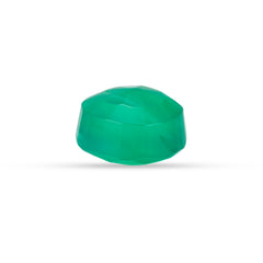 6.92 Carat Green Onyx (Chalcedony Stone) - Natural & Lab-Certified  06/08 - 20
