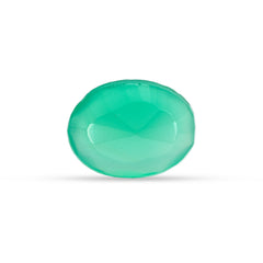6.69 Carat Green Onyx (Chalcedony Stone) - Natural & Lab-Certified  06/08 - 23