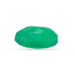 7.20 Carat Green Onyx (Chalcedony Stone) - Natural & Lab-Certified  06/08 - 28