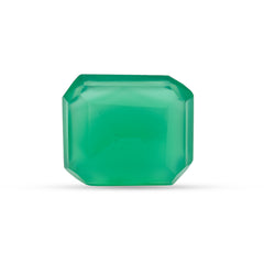 7.34 Carat Green Onyx (Chalcedony Stone) - Natural & Lab-Certified  04/08 - 3