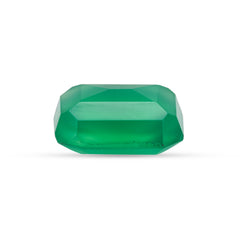 7.34 Carat Green Onyx (Chalcedony Stone) - Natural & Lab-Certified  04/08 - 3