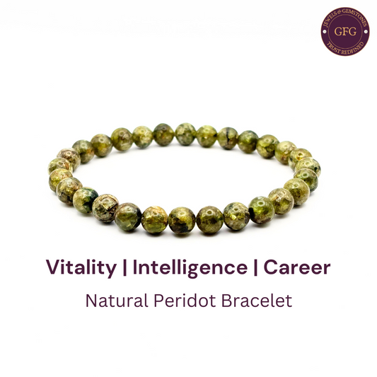 Peridot Bracelet- 6MM