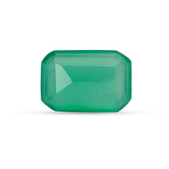5.52 Carat Green Onyx (Chalcedony Stone) - Natural & Lab-Certified  05/08 - 4