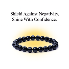 Evil Eye Protection  Black Tourmaline Bracelet