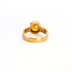 Classic Natural Yellow Sapphire Pukhraj (Thailand) Panchdhatu Ring