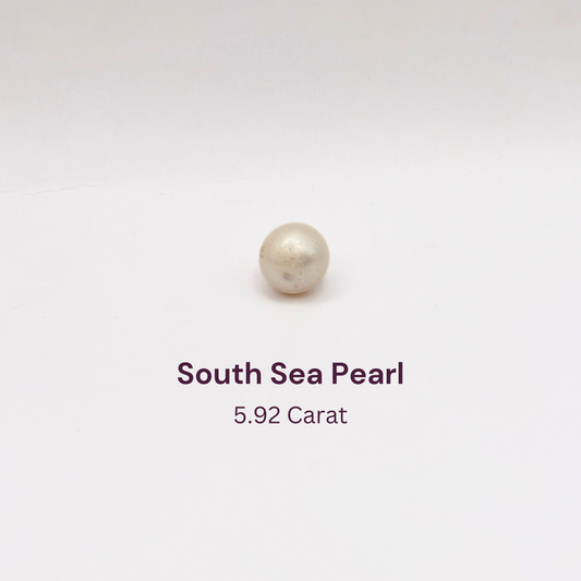 5.92 Carat Natural South Sea Pearl - Sachcha Moti - Lab Certified (SKU- GT2767)