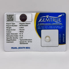 5.84 Carat Natural South Sea Pearl - Sachcha Moti - Lab Certified (SKU- GT6284)