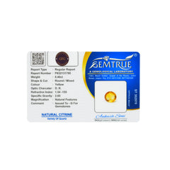 6.40 Carats Natural Citrine (Sunela Stone) - 09/08-78