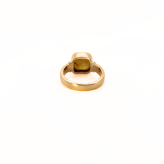 Natural Yellow Sapphire Pukhraj Certified Panchdhatu Ring (Thailand)