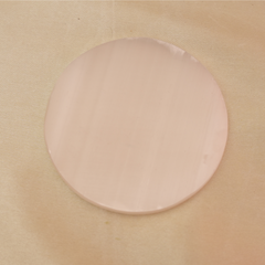 Charging Selenite Plate Round- 4 inch