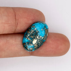 9.37 Carat Natural & Lab-certified Irani Firoza/Turquoise- GT 8222