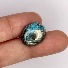 10.31 Ct. Natural & Lab-certified Irani Firoza/Turquoise- GT 6804