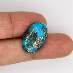 9.37 Carat Natural & Lab-certified Irani Firoza/Turquoise- GT 8222