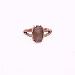 Natural Cat's Eye Ring in Panchdhaatu Lab Certified