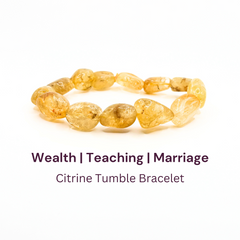 Citrine Tumble Bracelet