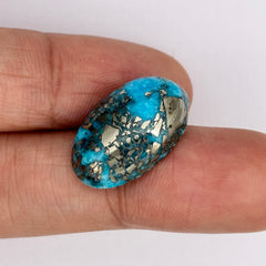 9.37 Carat Natural & Lab-certified Irani Firoza/Turquoise- GT 8222