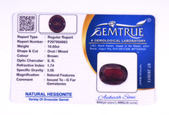10 Carat Natural Gomed (Hessonite) Stone