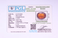 7.16 Carats Natural Gomed (Hessonite) Stone