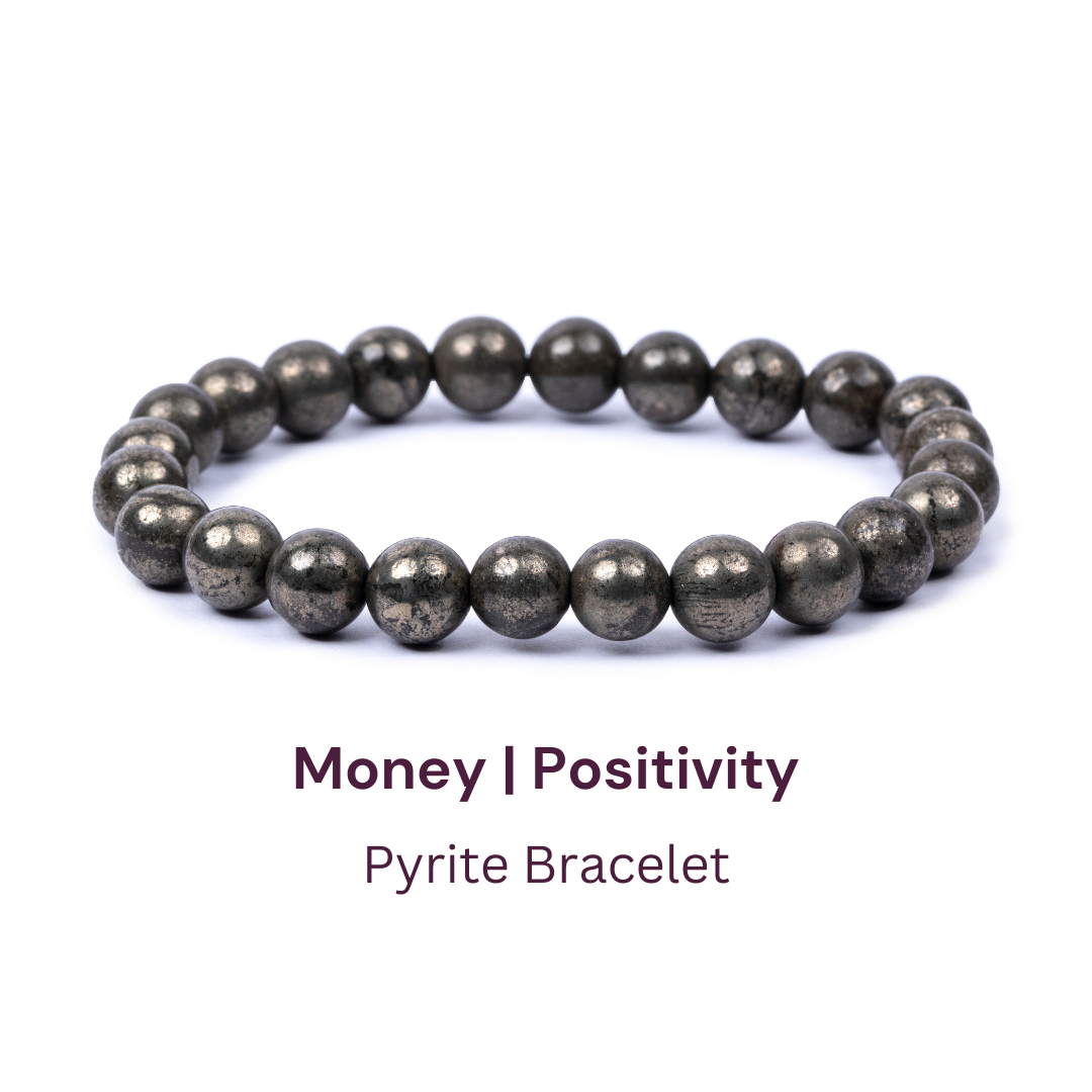 Original Money Pyrite Bracelet- 8 mm