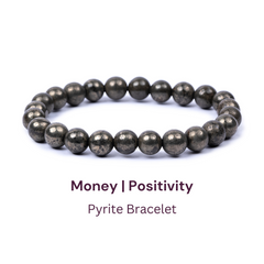 Original Money Pyrite Bracelet- 8 mm