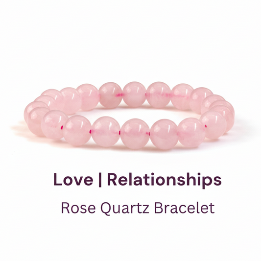 Love & Relationship Bracelet - Rose Quartz