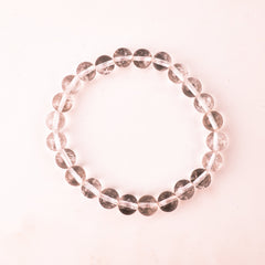Master Healer & Focus - Original Clear Quartz Sphatik Bracelet - 8mm