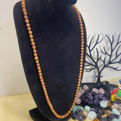 AAA Quality Panchmukhi Rudraksh Mala - 6 mm