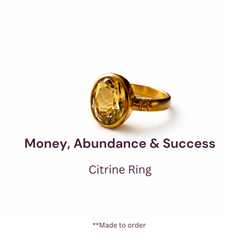 Natural Citrine Panchdhatu Ring Lab Certified (Pukhraj Substitute)- AAA Quality Stone