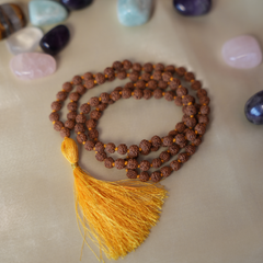 AAA Quality Panchmukhi Rudraksh Mala - 6 mm