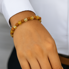 Rudraksha Citrine Bracelet