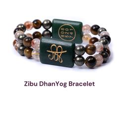 Natural Zibu Symbol Money Magnet Bracelet with Double Layer